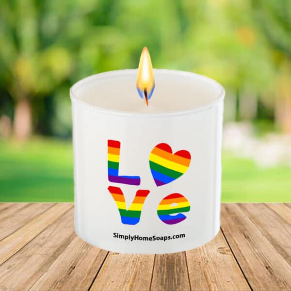Love – Gay Pride Soy Candle.