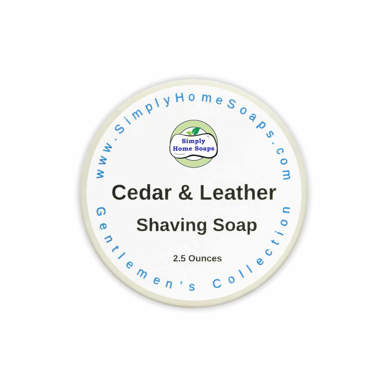 Cedar Leather Shaving Soap Simply Home Soaps