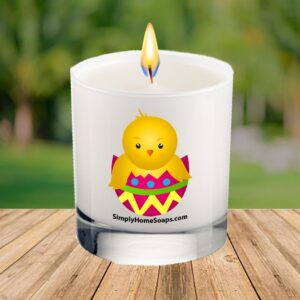 The Cute Chickee Easter Soy Candle.