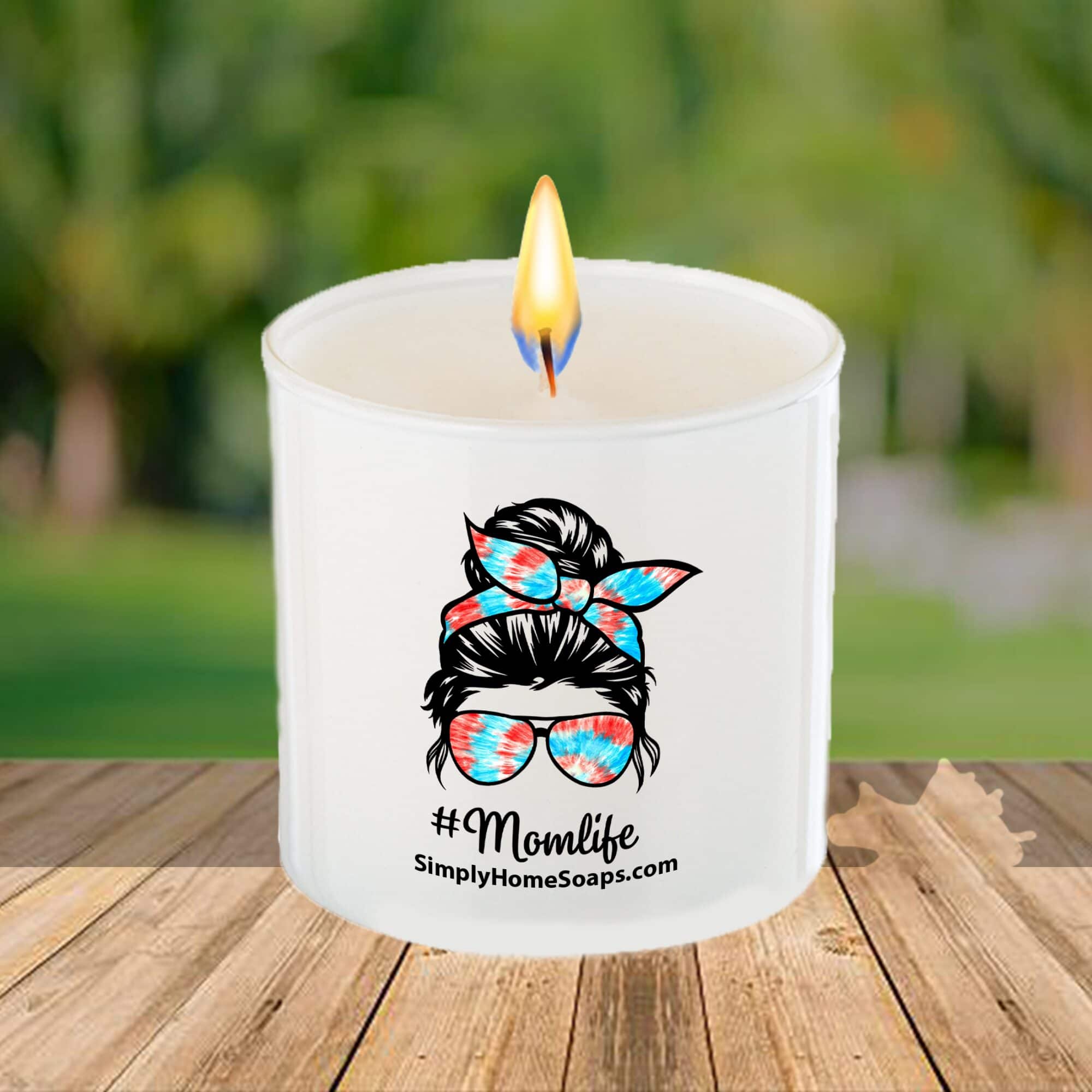 Momlife - Soy Glass Sayings Candle