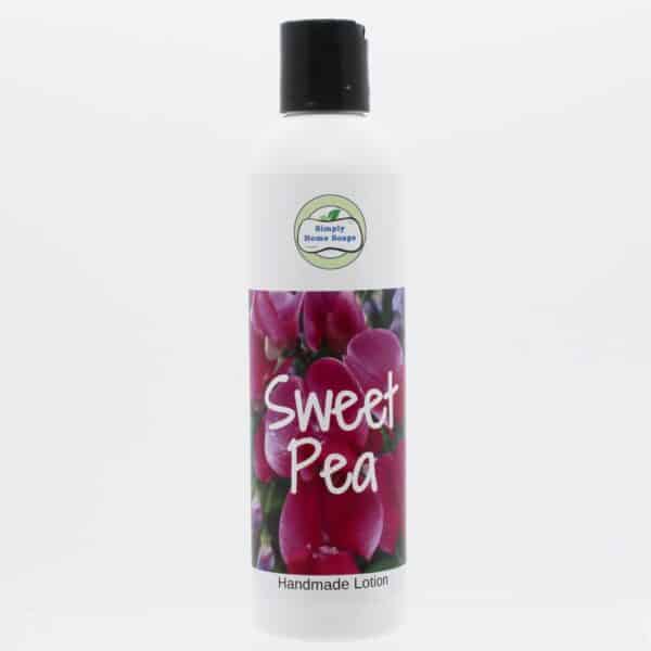 Front view of Sweet Pea Lotion Size 8oz